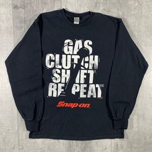 Black Snap On Manual Driving Longsleeve